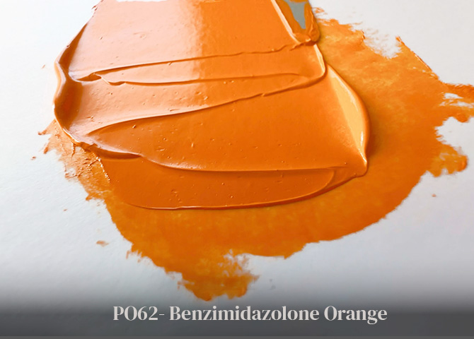 PO62 - Benzimidazolone Orange H5G | Paint List